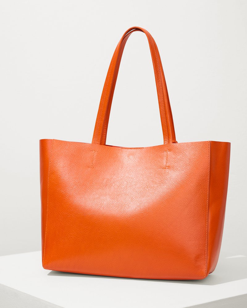 Tommy Bahama Perforated Leather Tote