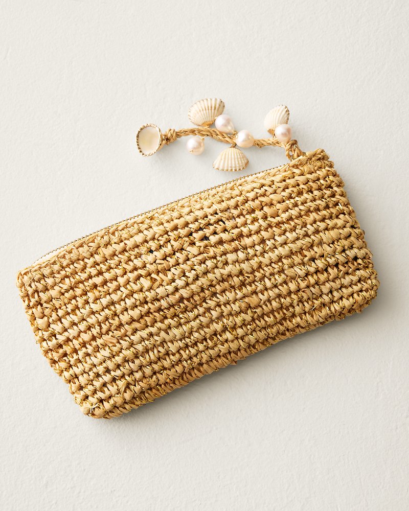 Thumbnail for Hialeah Crochet Raffia Pouch