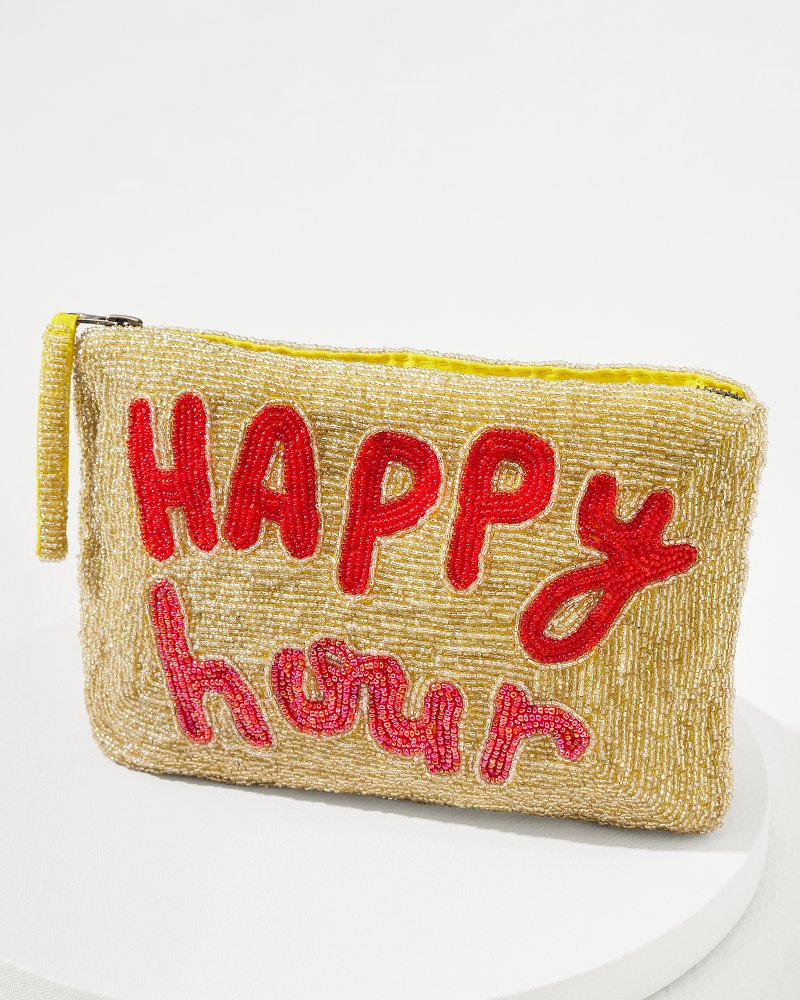 Happy Hour Beaded Clutch