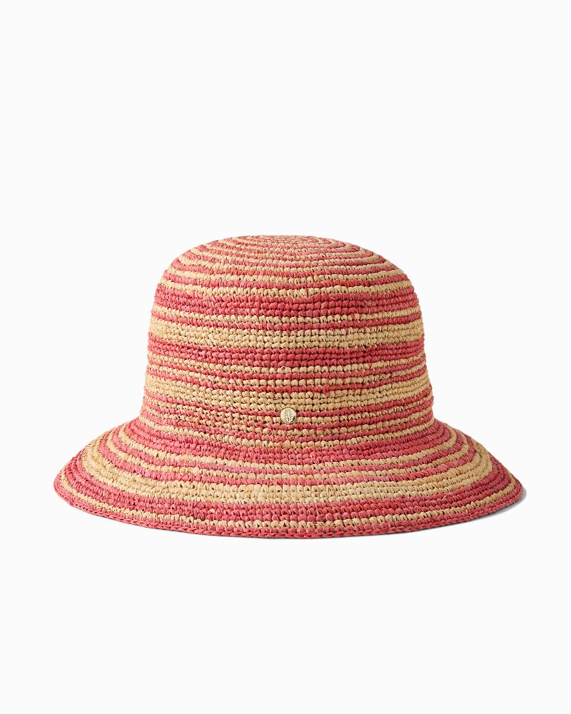 Raffia Stripe Bucket Hat thumbnail 5