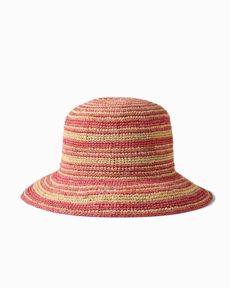 Raffia Stripe Bucket Hat thumbnail 6