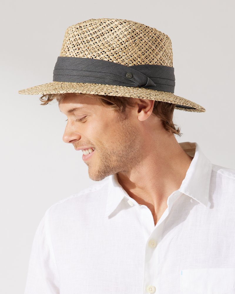 Tommy Bahama Men's Kalama Straw Hat Natural at  Men's Clothing store