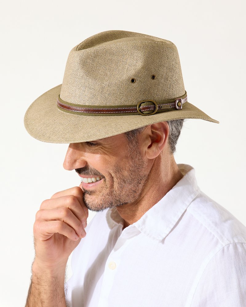 Tommy Bahama Men's 3-Pleat Trim Panama Hat