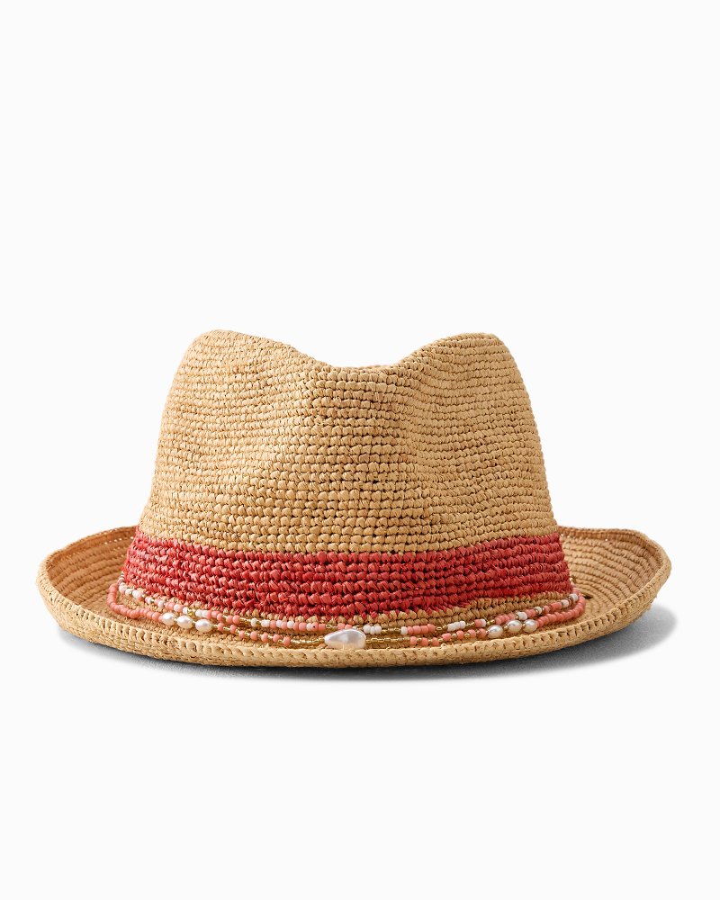 Hepburn Raffia Fedora Hat