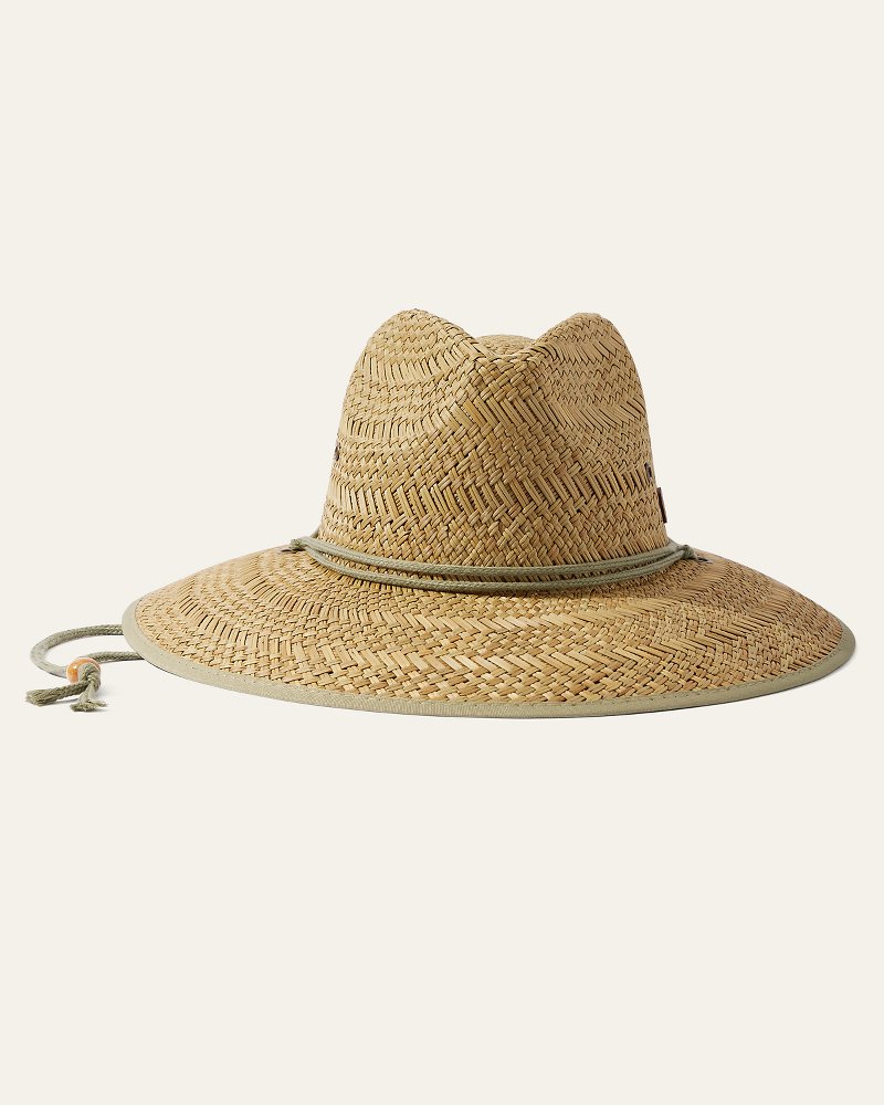 Tommy Bahama Mauritius Rush Straw Lifeguard Hat –