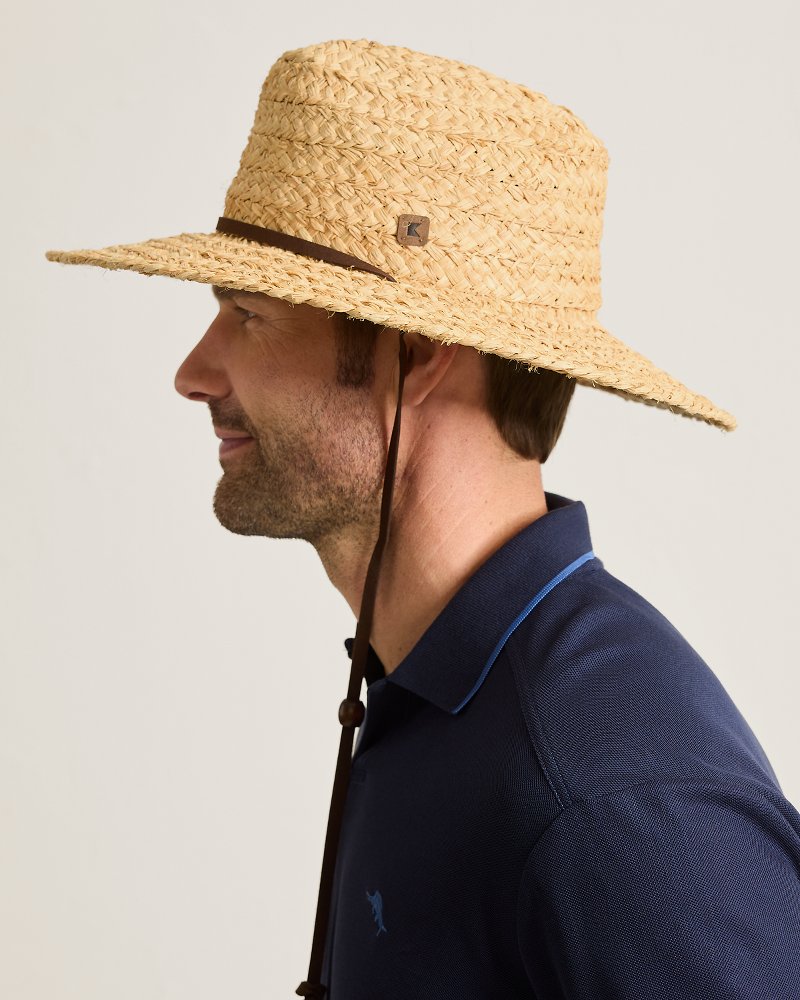 Tommy Bahama Deluxe Lifeguard Straw Hat Natural