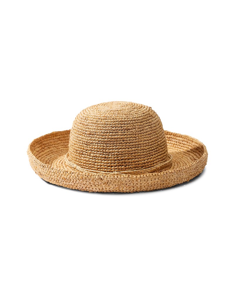 Thumbnail for Maria Packable Raffia Upturn Hat