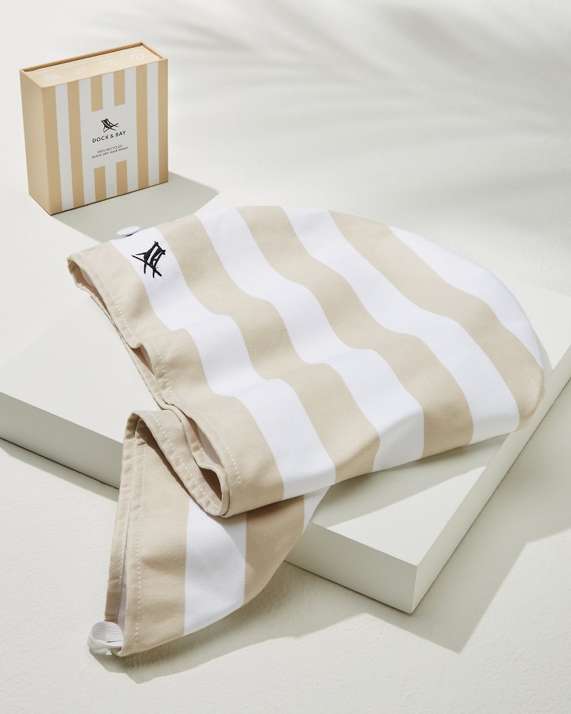 Cabana Stripe Quick Dry Hair Wrap