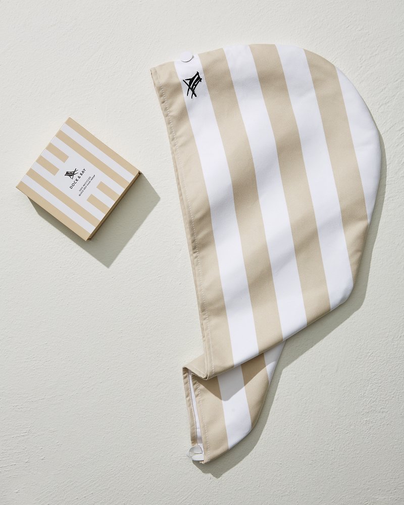 Cabana Stripe Quick Dry Hair Wrap