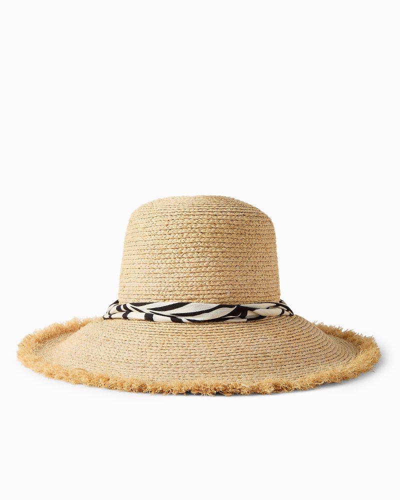 Kendall Raffia Wide-Brim Hat