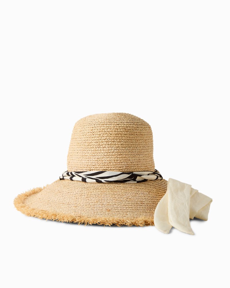 Kendall Raffia Wide-Brim Hat