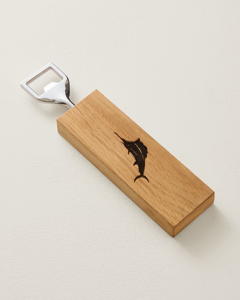 Oak Marlin Bottle Opener