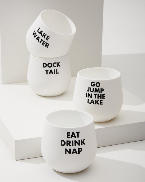 Lake Silicone Cups - Set of 4
