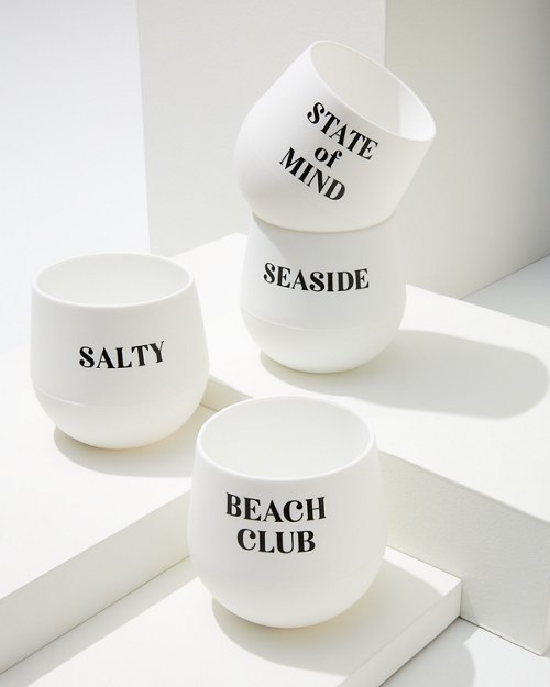 Ocean Silicone Cups - Set of 4