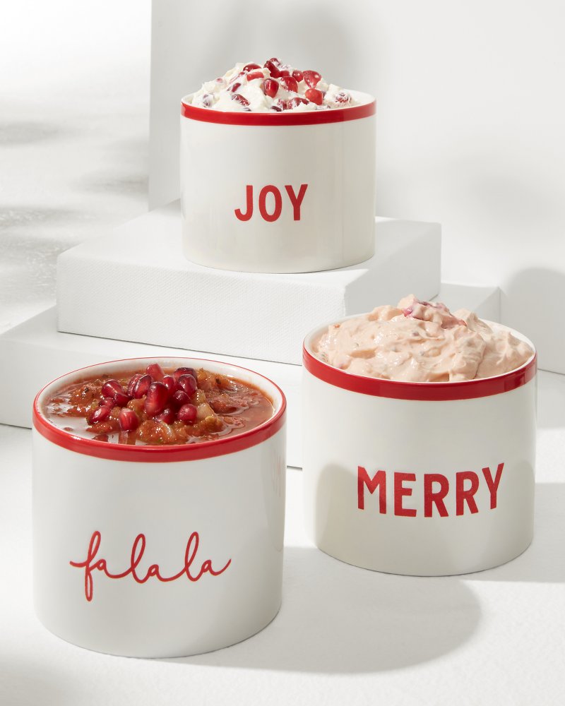 Eat, Dip & Be Merry Bowl Set