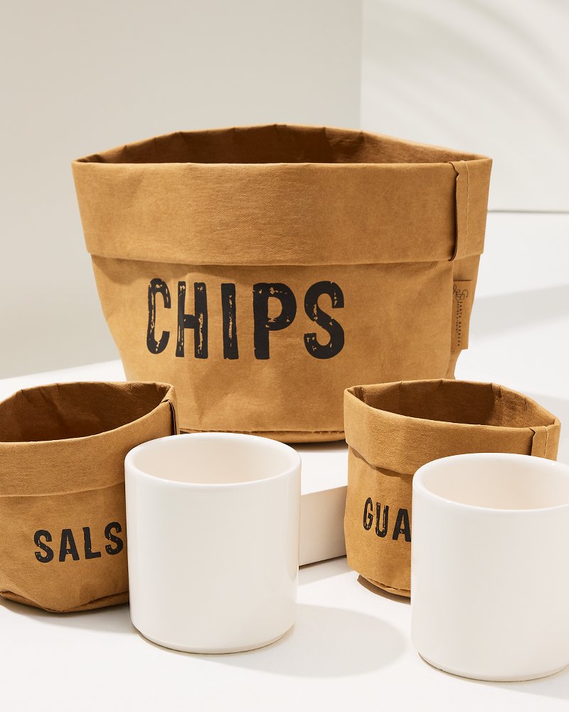 Chips, Salsa & Guacamole Serving Set