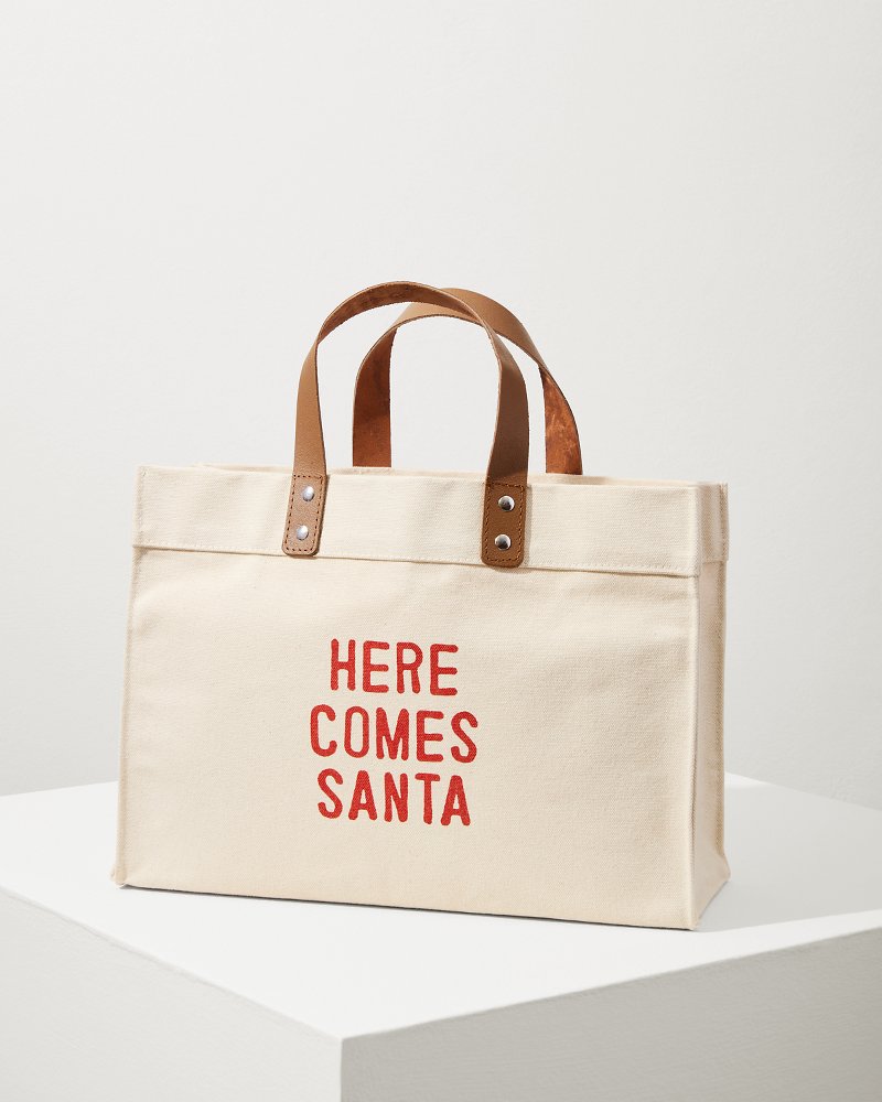 Here Comes Santa Gift Tote