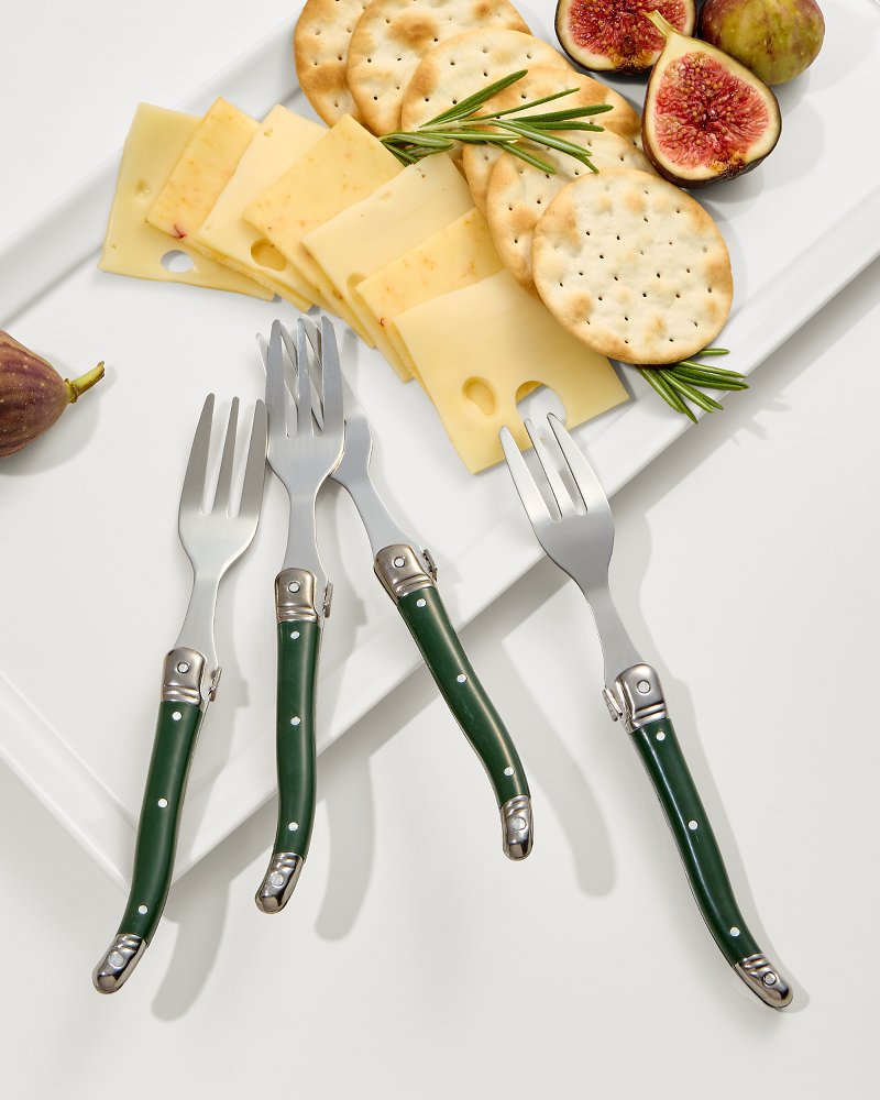 Eat, Drink & Be Merry Appetizer Fork Set