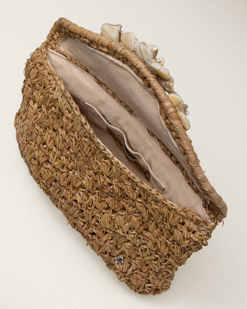Lapaz Crochet Raffia Clutch