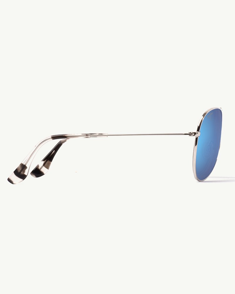 Affordable Polarized Sunglasses Black Polarized Mavericks - Blue Lens