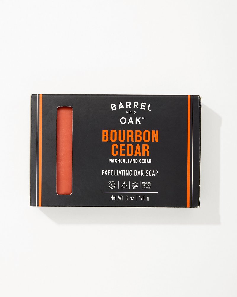 Bourbon Cedar Exfoliating Bar Soap