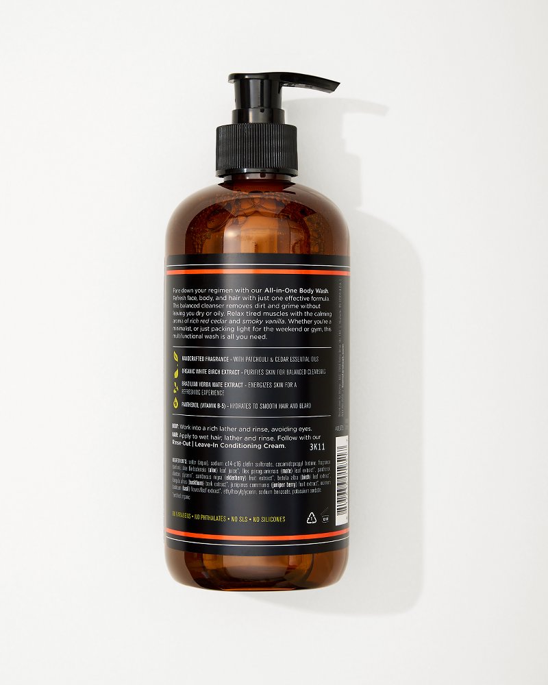 Bourbon Cedar Body, Face & Hair Wash