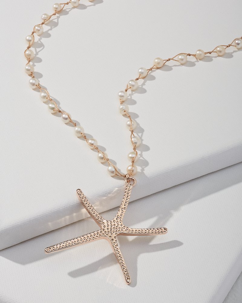 Rose gold store starfish necklace