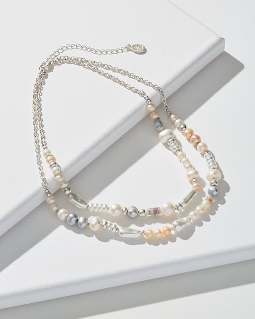 Cay Collection Layered Pearl Necklace