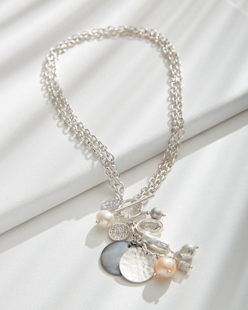 Cay Collection Shaky Shell Pearl Necklace