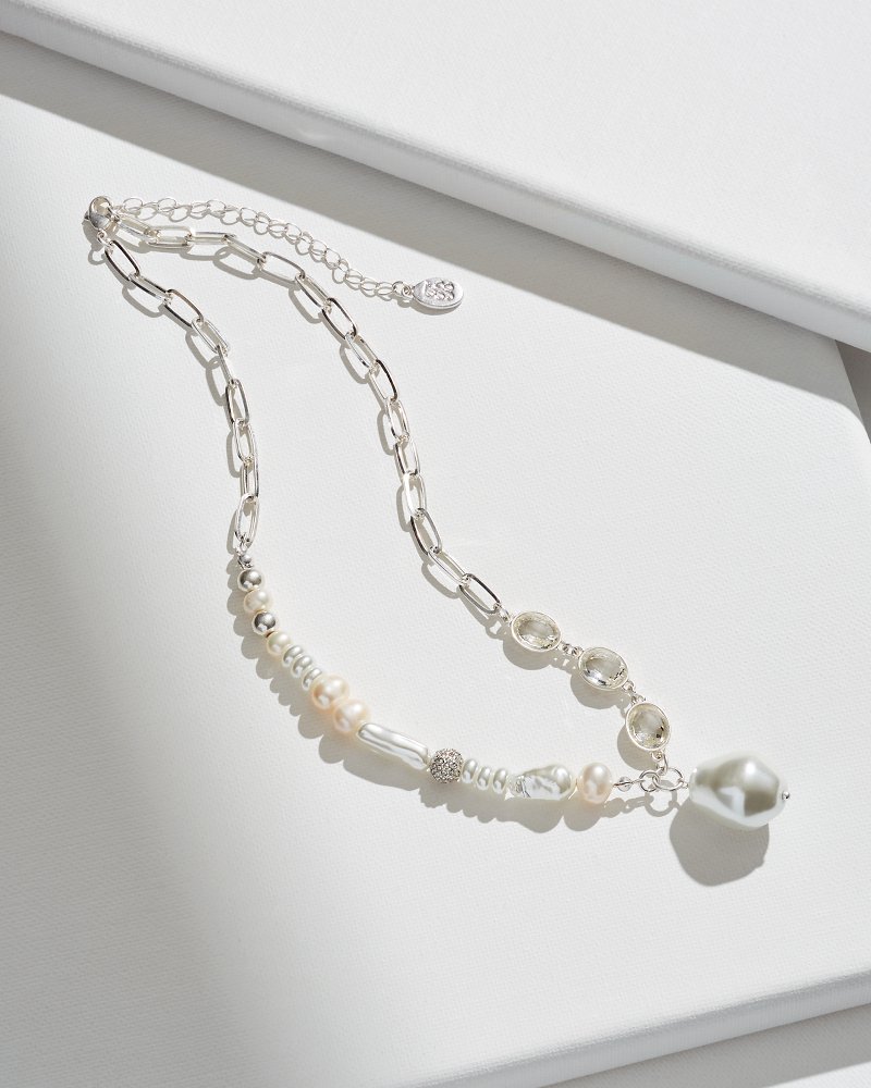 Cay Collection Pearl Pendant Necklace