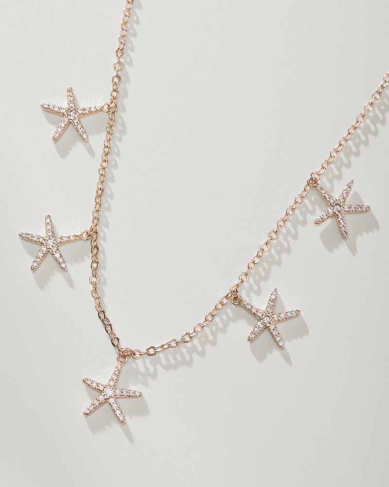 Thumbnail for Gold Coast Delicate Starfish Charm Necklace