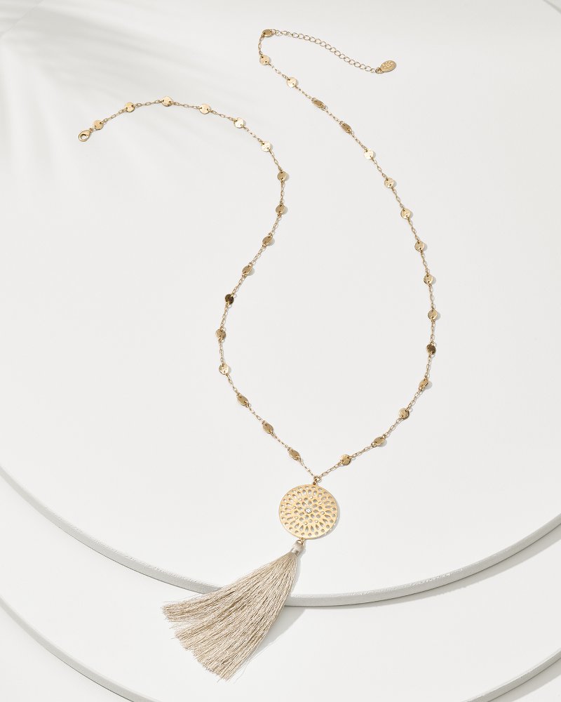 Madeira Tassel Pendant Necklace