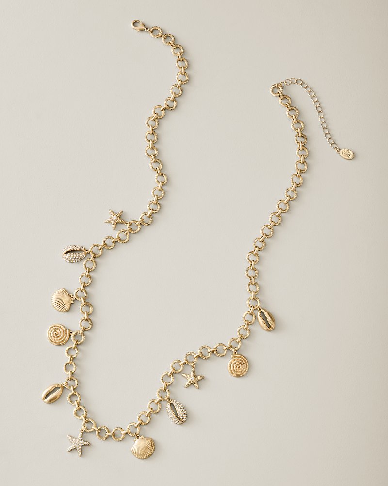 Gold Coast Sealife Charm Necklace