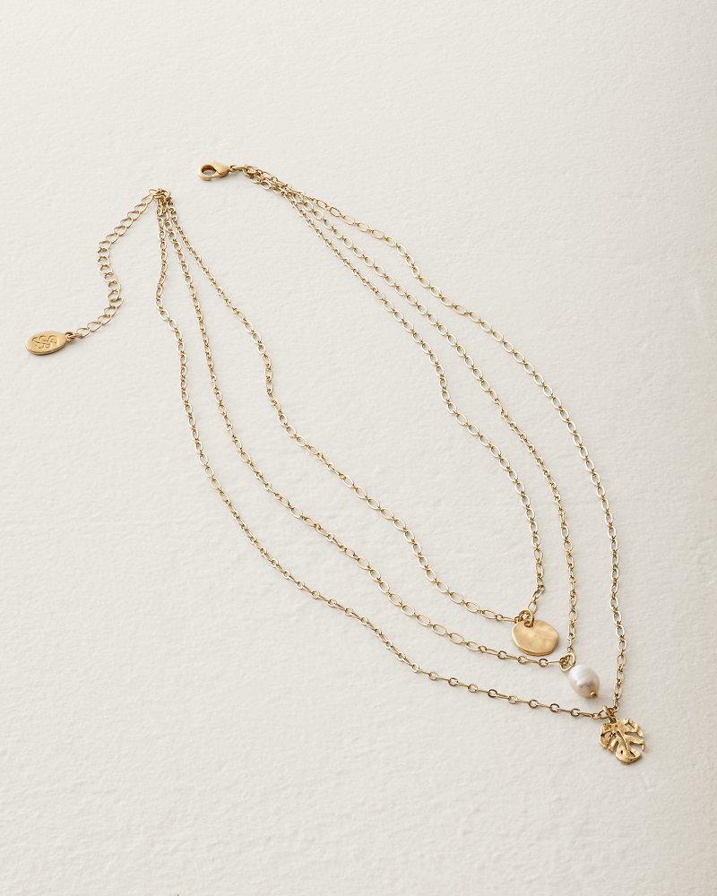 Marina Coast Layered Charm Necklace