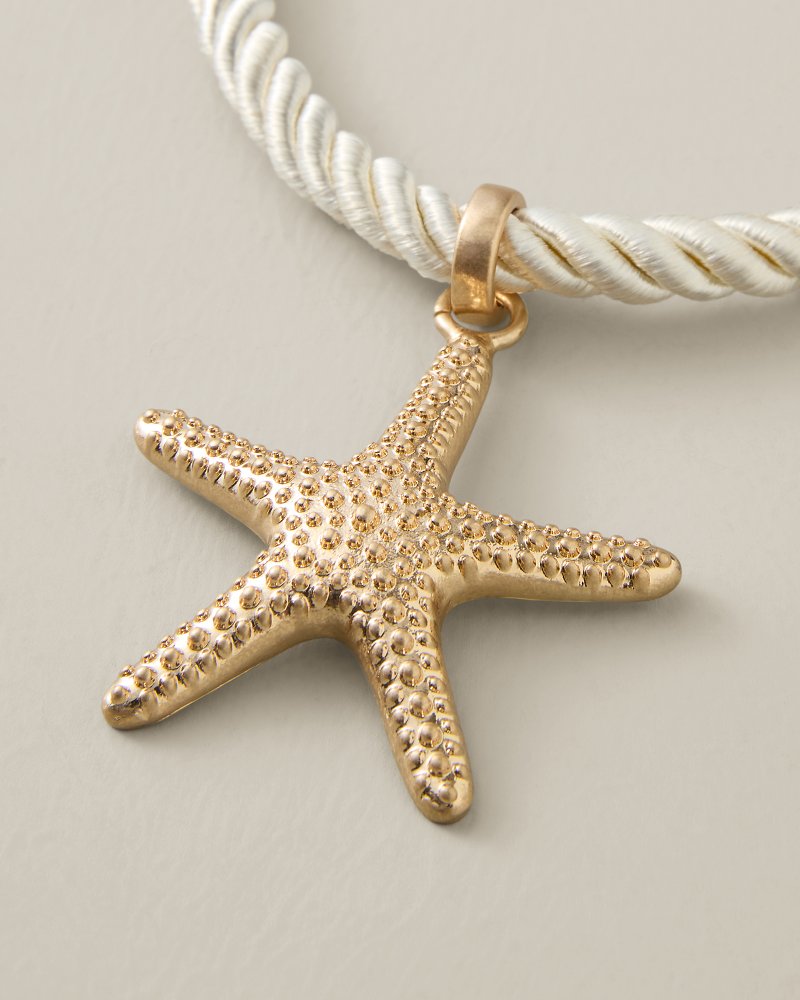 Sunset Tides Starfish Pendant Rope Necklace thumbnail 3