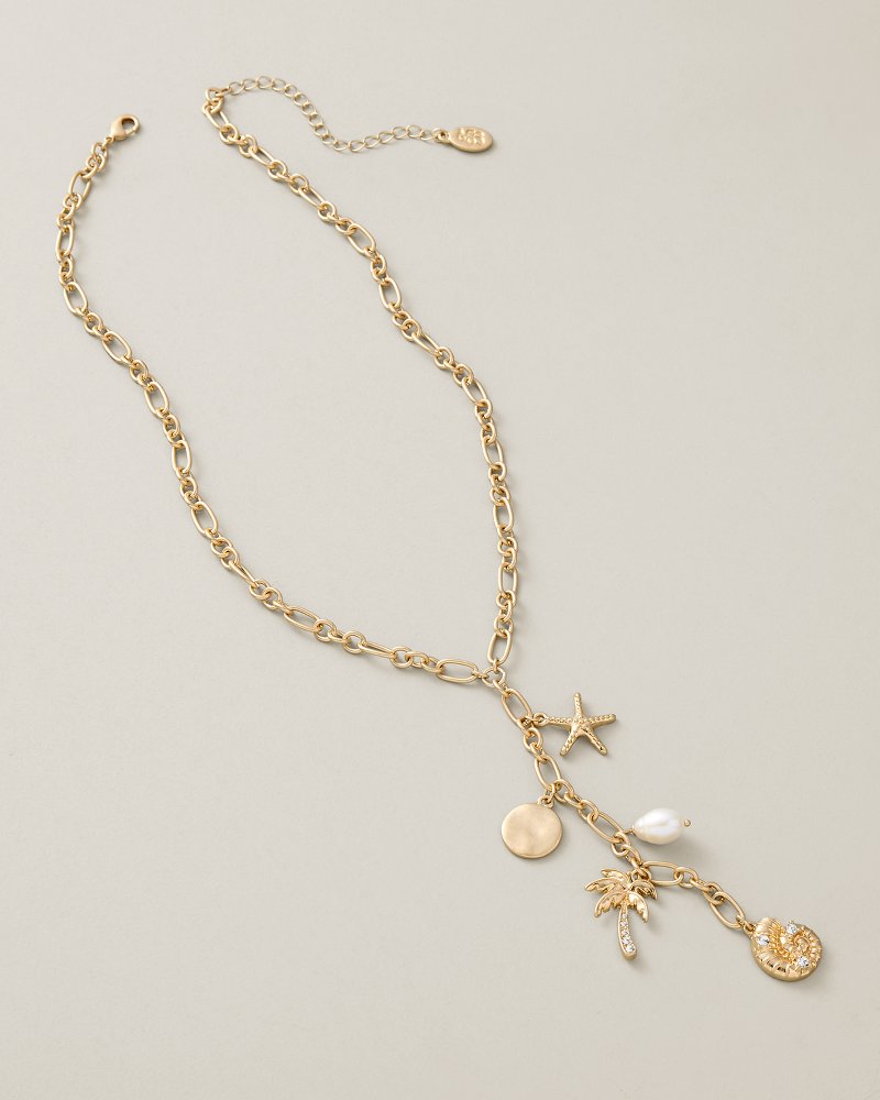 Sunset Tides Shaky Charm Y Necklace