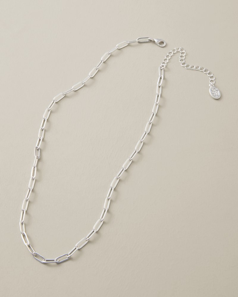 Coastal Fronds Delicate Chain Short Necklace