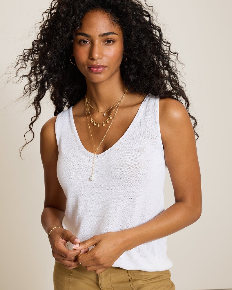 Ocean Blossom Metal Shell Layered Necklace