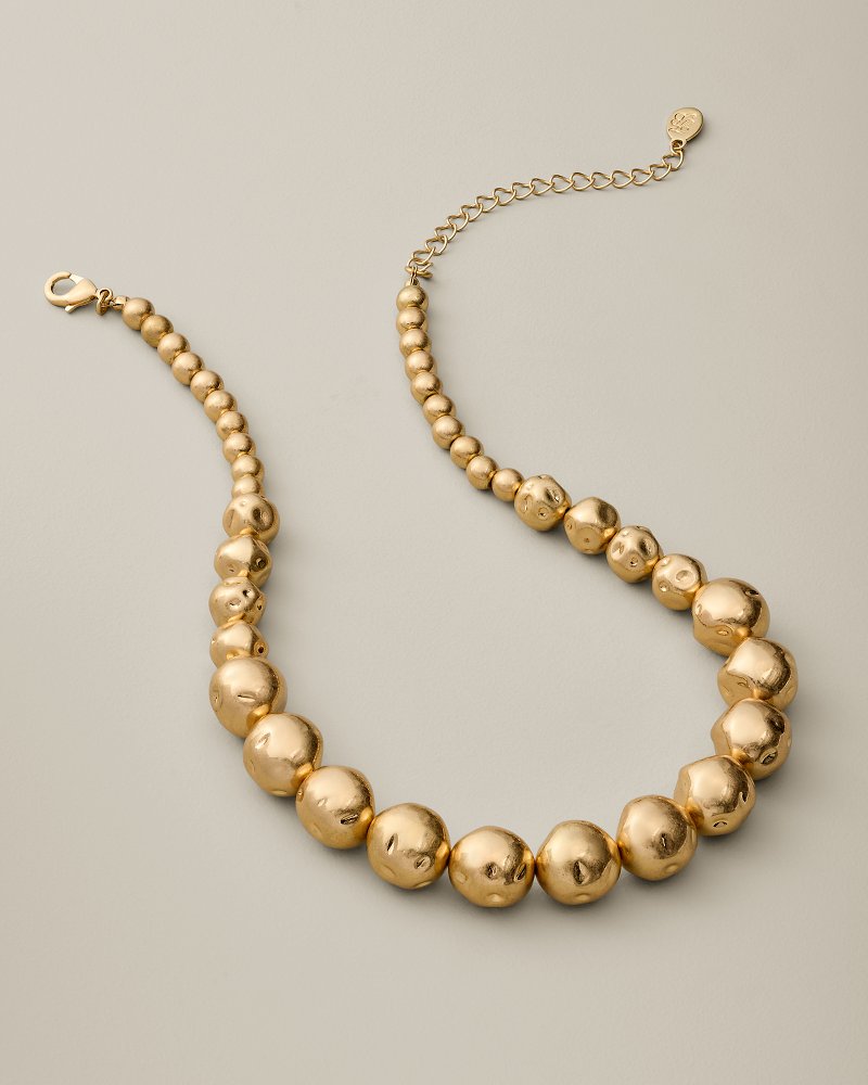 Palm Garden Beaded Statement Necklace