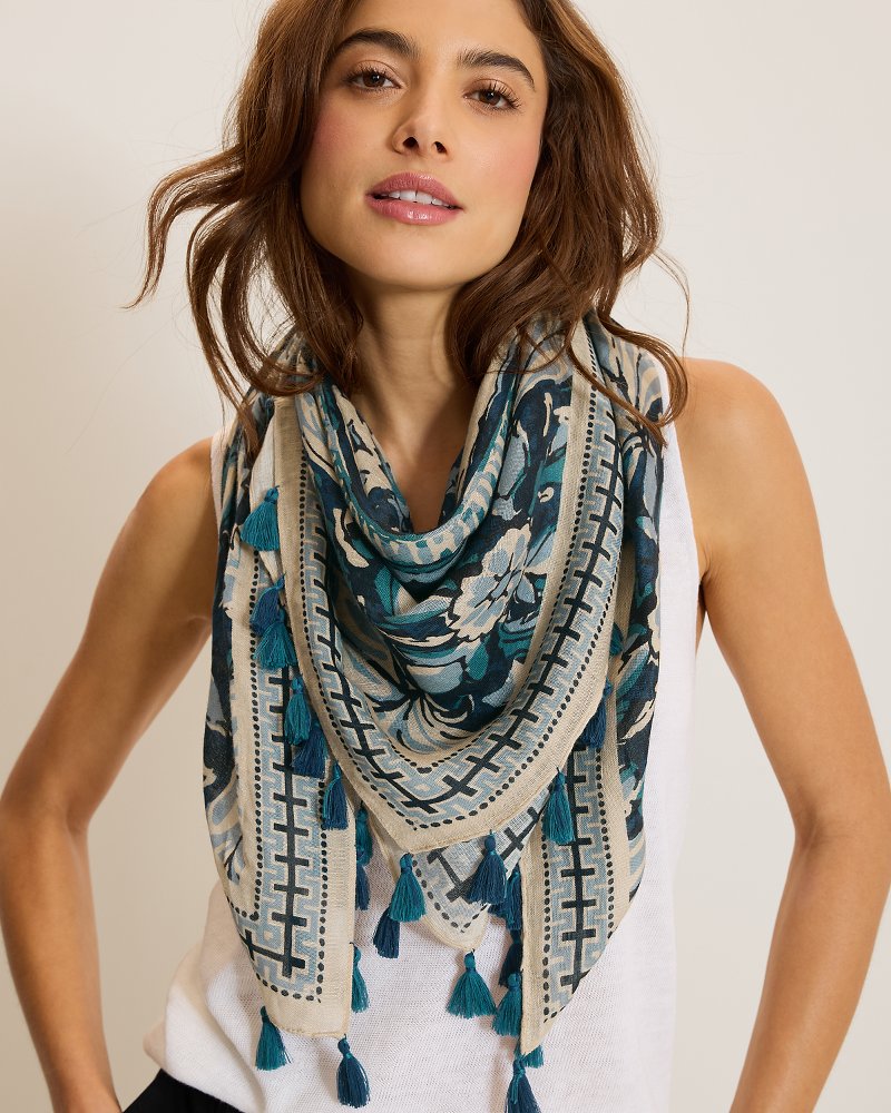 Japonica Cartouche Scarf