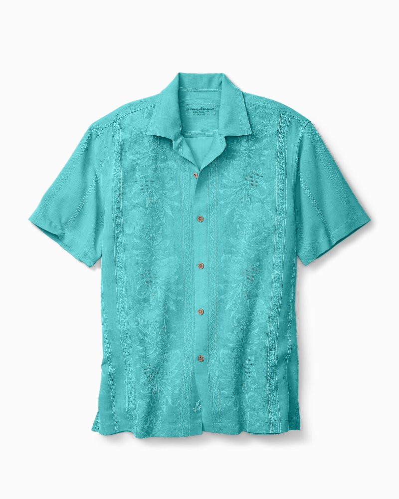 Tommy bahama pacific hot sale floral camp shirt