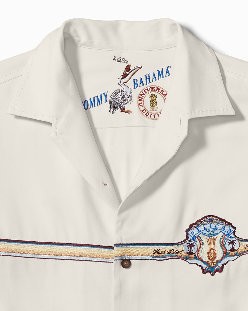 Tommy Bahama Cigar Club Relax Camp Embroidered India