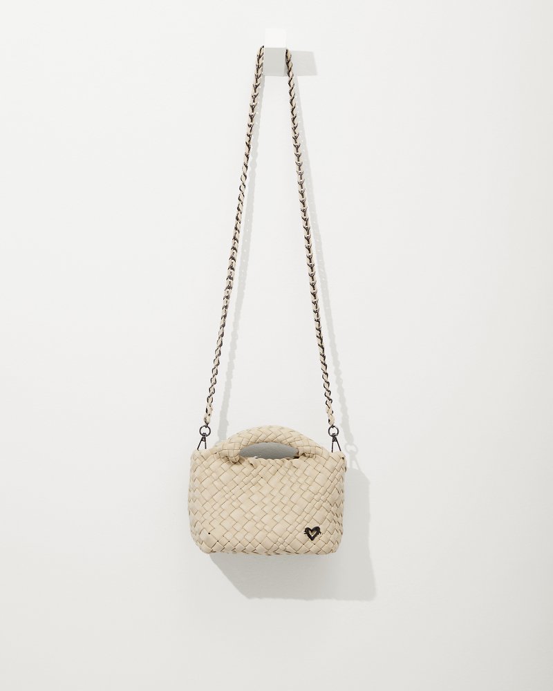 Tiny Mini Woven Crossbody Tote