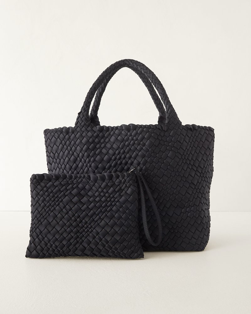 Thumbnail for London Large Woven Tote & Wristlet