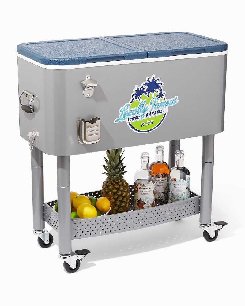 Rolling store party cooler