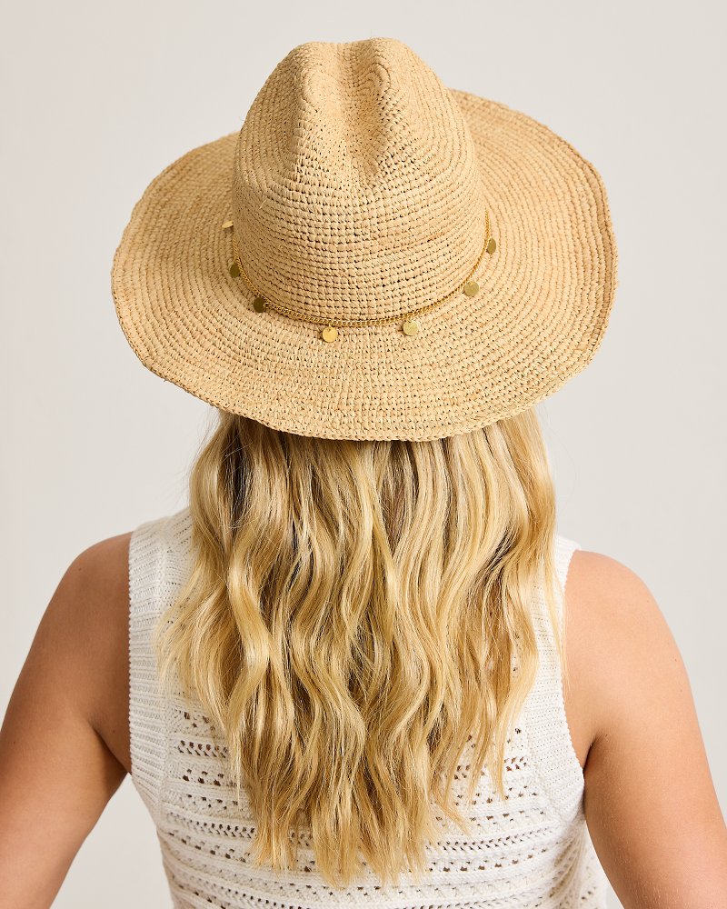 Thumbnail for Raffia Cattleman's Cowboy Packable Hat