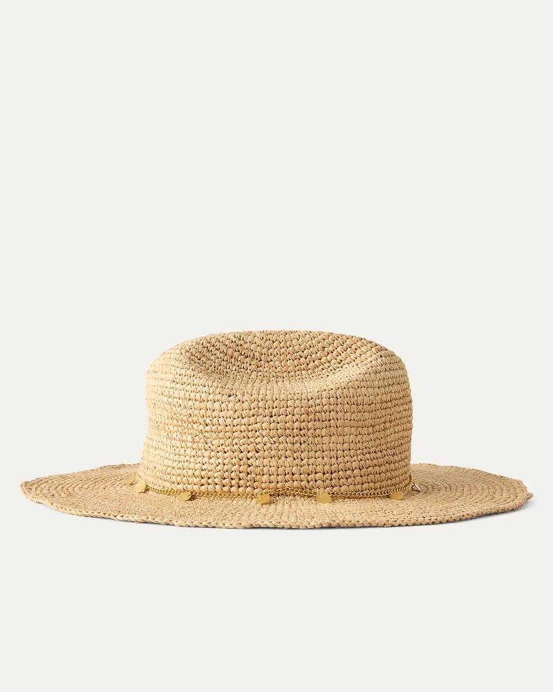 Thumbnail for Raffia Cattleman's Cowboy Packable Hat