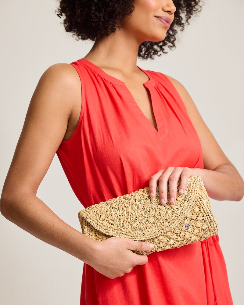 Rimini Raffia Clutch