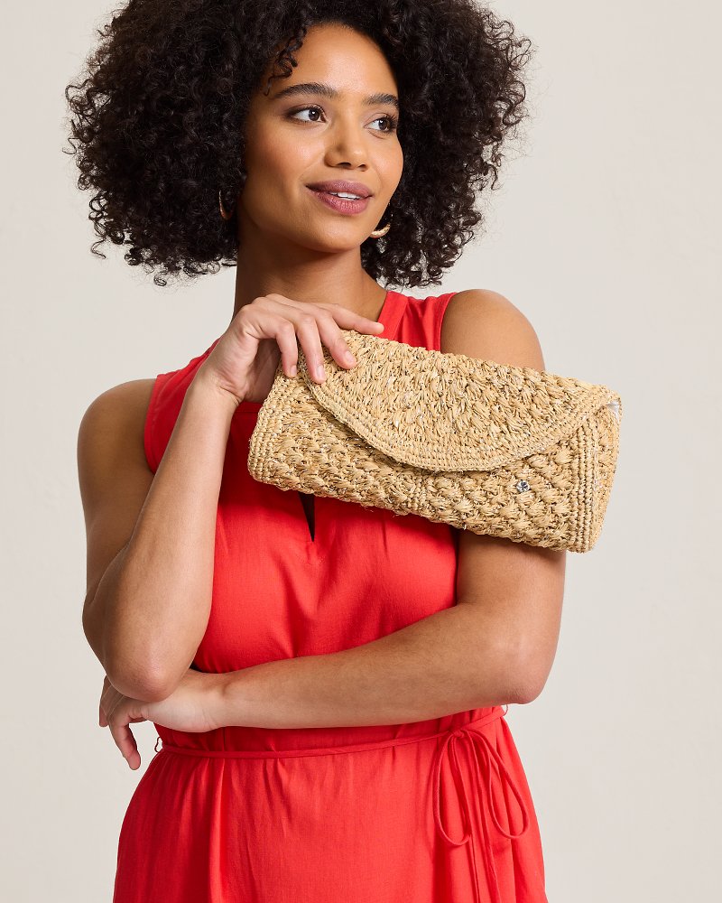 Thumbnail for Rimini Raffia Clutch