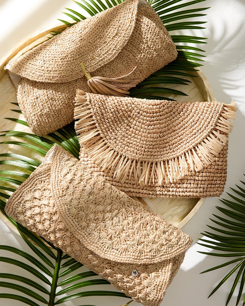 Thumbnail for Rimini Raffia Clutch